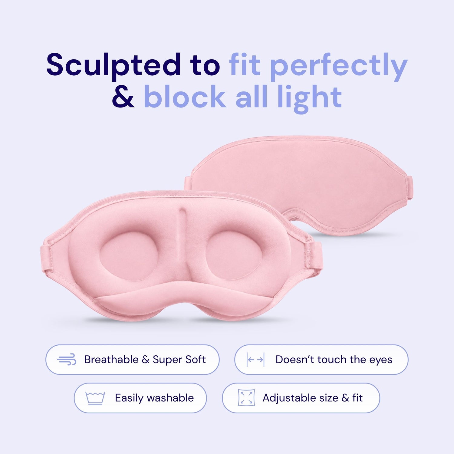 3D Sculpted Eye Mask