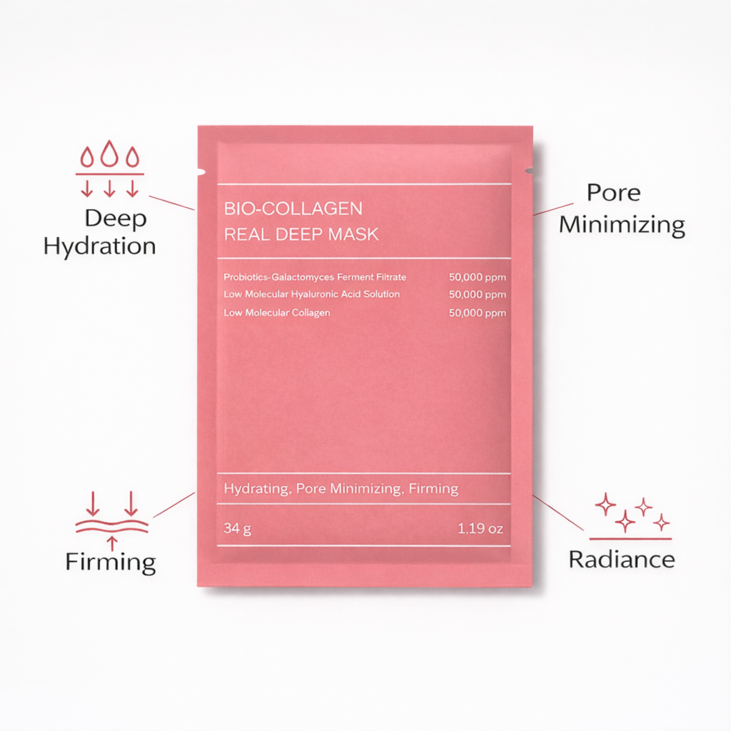 Korean Bio Collagen Deep Face Mask